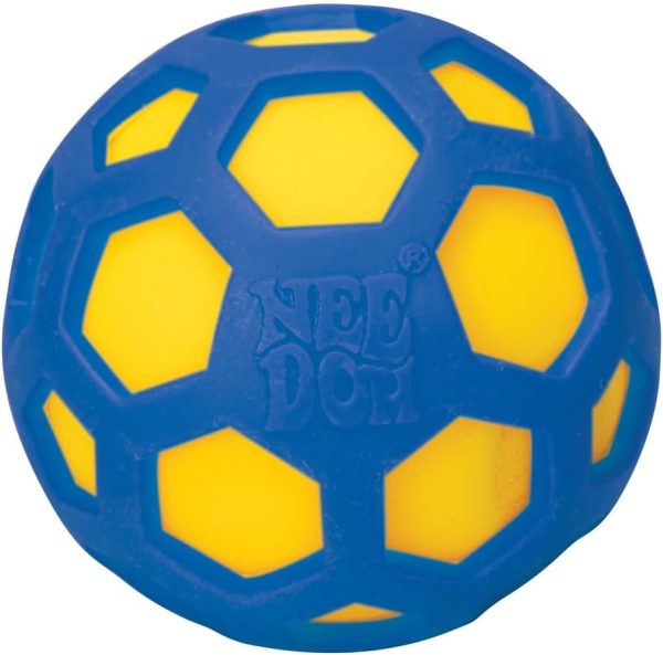 Schylling NeeDoh Atomic - Sensory Squeeze Toy - Satisfying Dough Filling - 2.25 Wide - Color May Vary (Pack of 1)