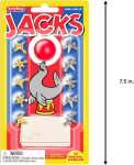 Metal Jacks and Rubber Ball Set